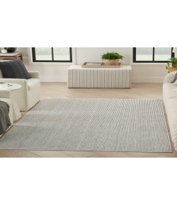 Nourison Textured Home Ivory Grey TXH01 9 ft. X 12 ft. Rectangle Rug