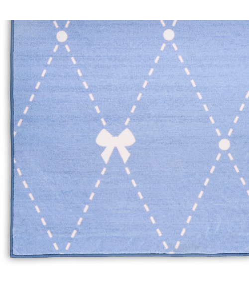 Nourison Home Imagination Blue Rug IMA15 3 ft. 5 in. X 5 ft. Rectangle - Rugs Town Nourison Home Imagination Blue IMA15 3 ft. 5 in. X 5 ft. Rectangle Rug