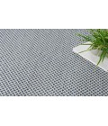 Nourison Courtyard Ivory Blue COU01 5 ft. X 8 ft. Oval Rug