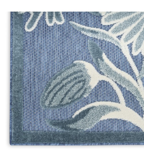 Nourison Aloha Blue ALH33 7 ft. 10 in. X 10 ft. 6 in. Rect. Rug