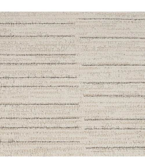 Nourison Santa Cruz Ivory Grey SCZ02 5 ft. 3 in. X 7 ft. 3 in. Rect. Rug