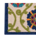 Nourison Aloha Area Rug ALH19-Blue/Multicolor