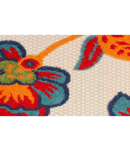 Nourison Aloha Multicolor ALH31 7’10” Round Rug
