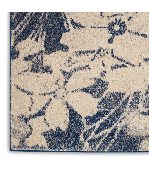 Nourison Tranquil Area Rug TRA08-Beige/Navy
