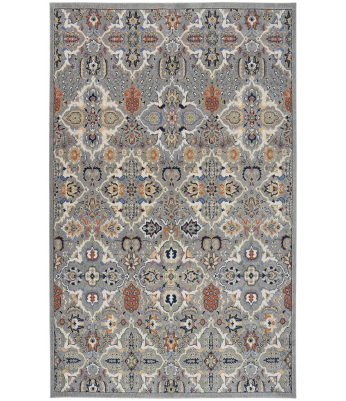 Nourison Allur Grey ALR03 7 ft. X 10 ft. Rectangle Rug