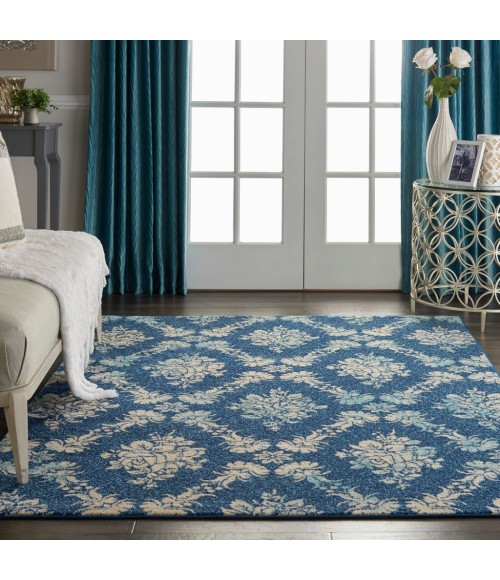 Nourison Tranquil Area Rug TRA09-Navy/Light Blue