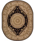 Nourison 2000 Area Rug Nourison 2000 Oval Area Rug 2233-Black