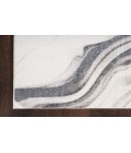 Nourison Astra Machine Washable Ivory Grey ASW15 2 ft. X 6 ft. Rectangle Rug