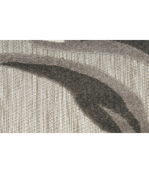 Nourison Aloha Beige ALH33 5 ft. 3 in. Round Rug