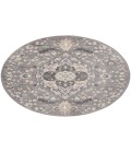 Nourison Elation Grey ETN09 5 ft. 3 in. Round Rug