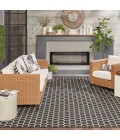 Nourison Twist Reversible Black TWS01 8 ft. X 10 ft. Rect. Rug