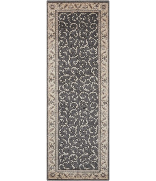 Nourison Somerset Runner Area Rug ST02-Charcoal