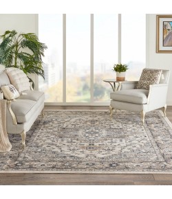 Nourison Quarry - Qua05 Ivory Grey Area Rug 7 ft. X 10 ft. Rectangle