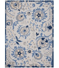 Nourison Aloha - Alh17 Blue Grey Area Rug 12 ft. X 15 ft. Rectangle