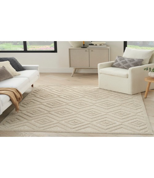 Nourison Versatile Cream NRV01 5 ft. X 7 ft. Rectangle Rug