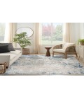 Nourison Concerto Ivory Grey Blue CNC01 8 ft. 10 in. X 11 ft. 10 in. Rectangle Rug