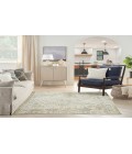 Nourison Astra Machine Washable Blue Green ASW12 4 ft. X 6 ft. Rectangle Rug