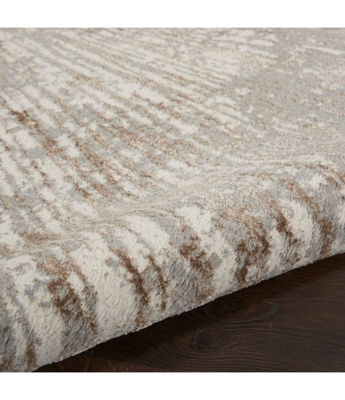 Metallic Area Rug Inspire Me! Home Décor Metallic Area Rug MTL01 Grey Mocha 8' x 10'