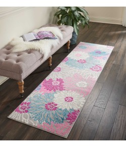 Nourison Passion - Psn17 Grey Area Rug 2 ft. 2 X 7 ft. 6 Rectangle