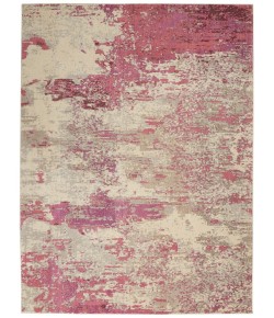 Nourison Celestial - Ces02 Ivory Pink Area Rug 6 ft. 7 X 9 ft. 7 Rectangle