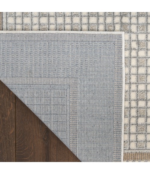 Nourison Home Nordic Ivory Grey NRC03 5 ft. X 7 ft. Rectangle Rug