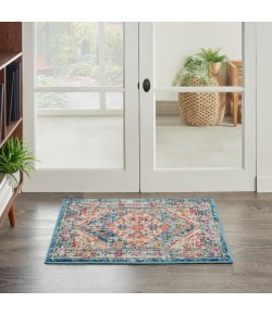 Nourison Passion - Psn23 Ivory Light Blue Area Rug 1 ft. 10 X 2 ft. 10 Rectangle