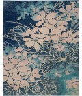 Nourison Tranquil Area Rug TRA08-Navy/Pink