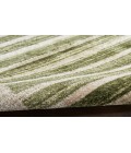 Nourison Astra Machine Washable Ivory Olive ASW03 6 ft. 7 in. X 9 ft. Rectangle Rug