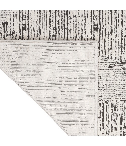 Calvin Klein Irradiant Area Rug IRR01 Cream Black