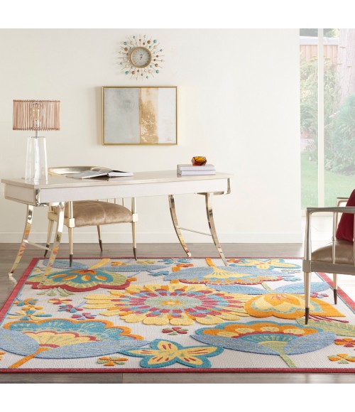 Aloha Area Rug Nourison Aloha Area Rug ALH25 Multicolor 12' x 15'