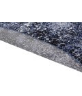 Nourison Passion Light Blue Black PSN10 5 ft. 3 in. Round Rug