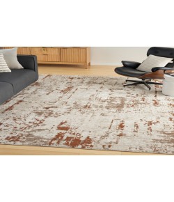 Nourison Concerto Ivory Rust CNC01 8 ft. 10 in. X 11 ft. 10 in. Rectangle Rug