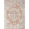 Nourison Astra Washables - Asw12 Gold Multicolor Area Rug 6 ft. 7 in. X 9 ft. Rectangle