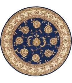 Nourison 2000 - 2022 Navy Area Rug 8 ft. X Round