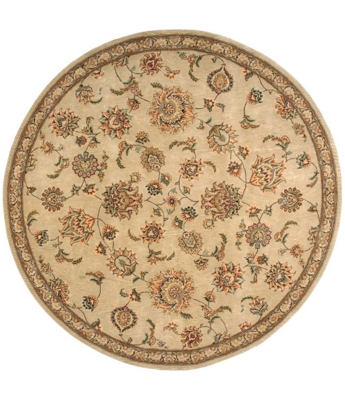 Nourison 2000 Area Rug Nourison 2000 Round Area Rug 2360-Beige
