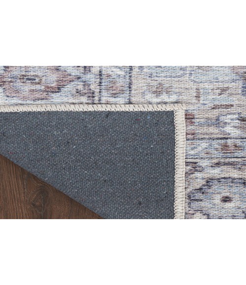 Nicole Curtis Machine Washable Series 1 Ivory Beige SR101 2 ft. X 6 ft. Rectangle Rug