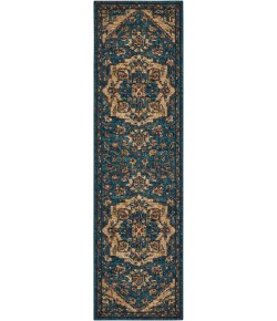 Nourison 2020 - Nr206 Teal Area Rug 2 ft. 3 X 8 ft. Rectangle