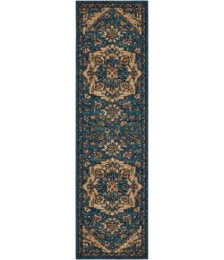 Nourison 2020 - Nr206 Teal Area Rug 2 ft. 3 X 8 ft. Rectangle