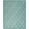 Nourison Easy Care - Nes01 Aqua Teal Area Rug 8 ft. X 10 ft. Rectangle