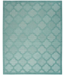 Nourison Easy Care - Nes01 Aqua Teal Area Rug 8 ft. X 10 ft. Rectangle