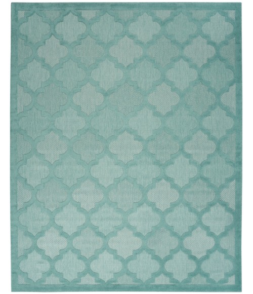 Nourison Easy Care Area Rug NES01 Aqua/Teal