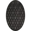 Nourison Easy Care Charcoal Black NES01 8 ft. Round Rug
