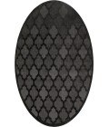 Nourison Easy Care Charcoal Black NES01 8 ft. Round Rug
