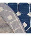 Nourison Grafix Round Area Rug GRF37-Navy