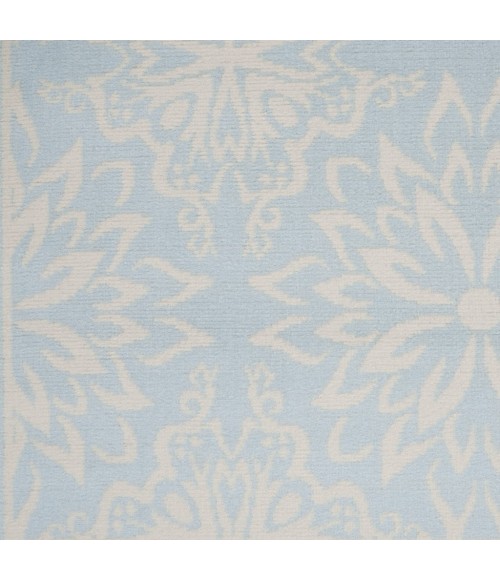 Nourison Jubilant Area Rug JUB06-Ivory/Light Blue