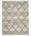 Nourison Oslo Shag Ivory/Grey OSL01 8 ft. X 11 ft. Rect. Rug