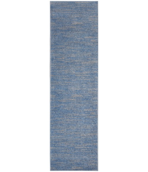 Nourison Essentials Blue/Grey Area Rug NRE01-Blue/Grey