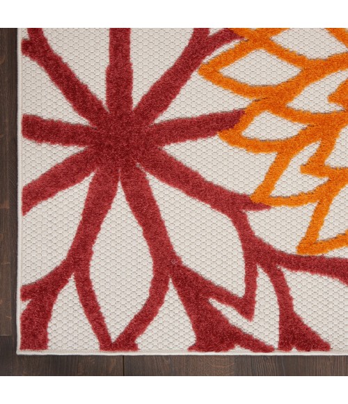 Aloha Area Rug Nourison Aloha Area Rug ALH05 Red Multi Colored 12' x 15'