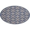 Nourison Aloha Blue ALH34 7’10” Round Rug