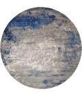 Nourison Twilight Round Area Rug TWI22 Blue/Grey 8' Round
